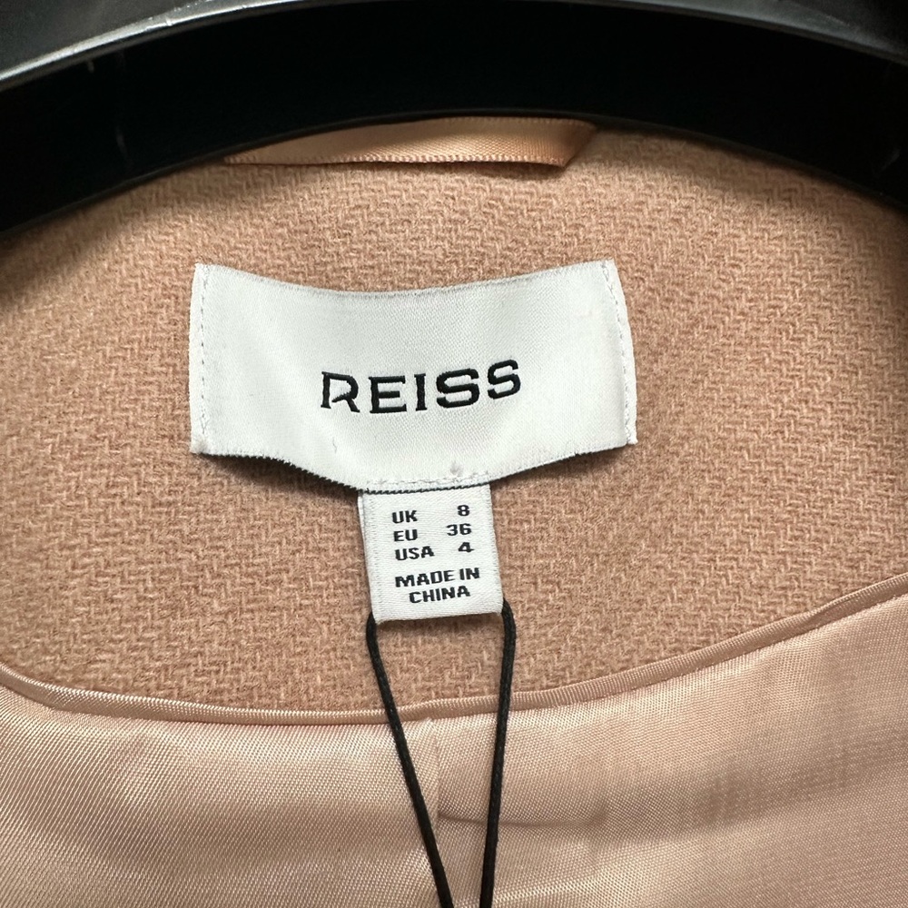 Reiss - NWT tan Wool Blend Coat - Picture 6 of 13